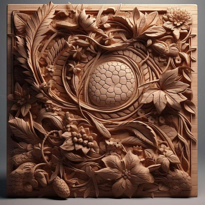 Patterns and decorations (stl The blog 3, PATTERN_2691) 3D models for cnc